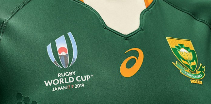 springbok rugby world cup jersey