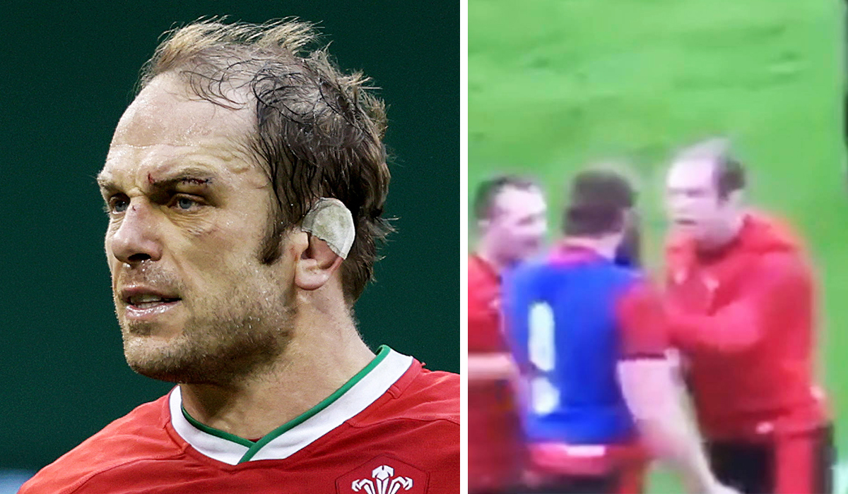 Video Emerges Of Alun Wyn Jones Jake Ball Fight That Left Wales Captain With A Black Eye